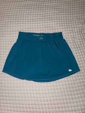 ALO Yoga Teal Blue Athletic Skort